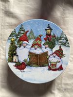 Christmas Gnomes design Cookies tin box storage