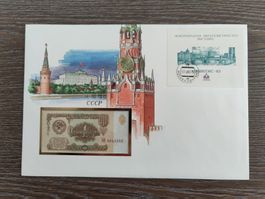 Banknoten-Brief Russland !!!!!!!