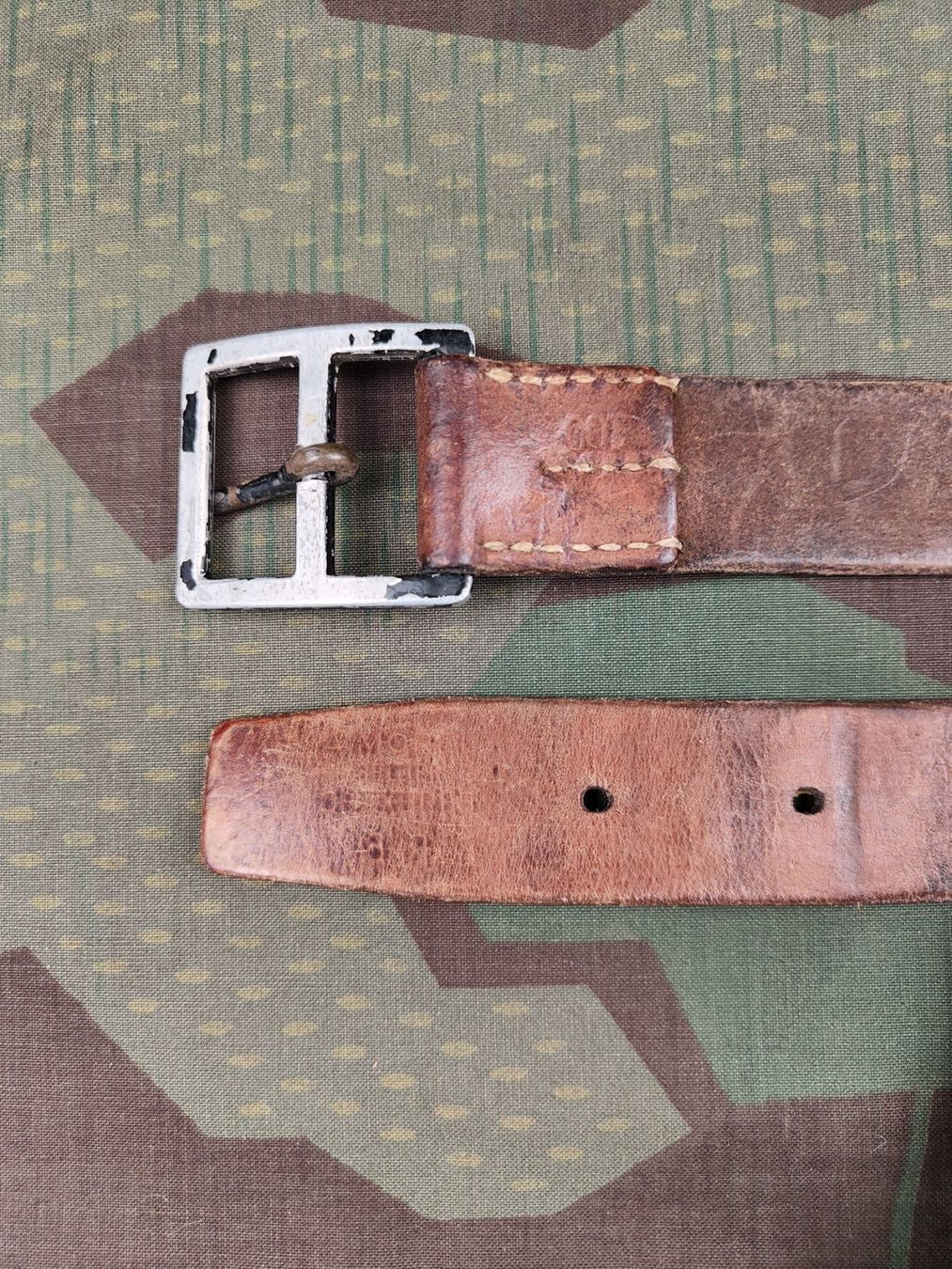 Schweizer Armee Uniformi: Leibgurt Ord. 1949/72, 100 cm – Usato da Bauma venduto da SwissMilitaria 3