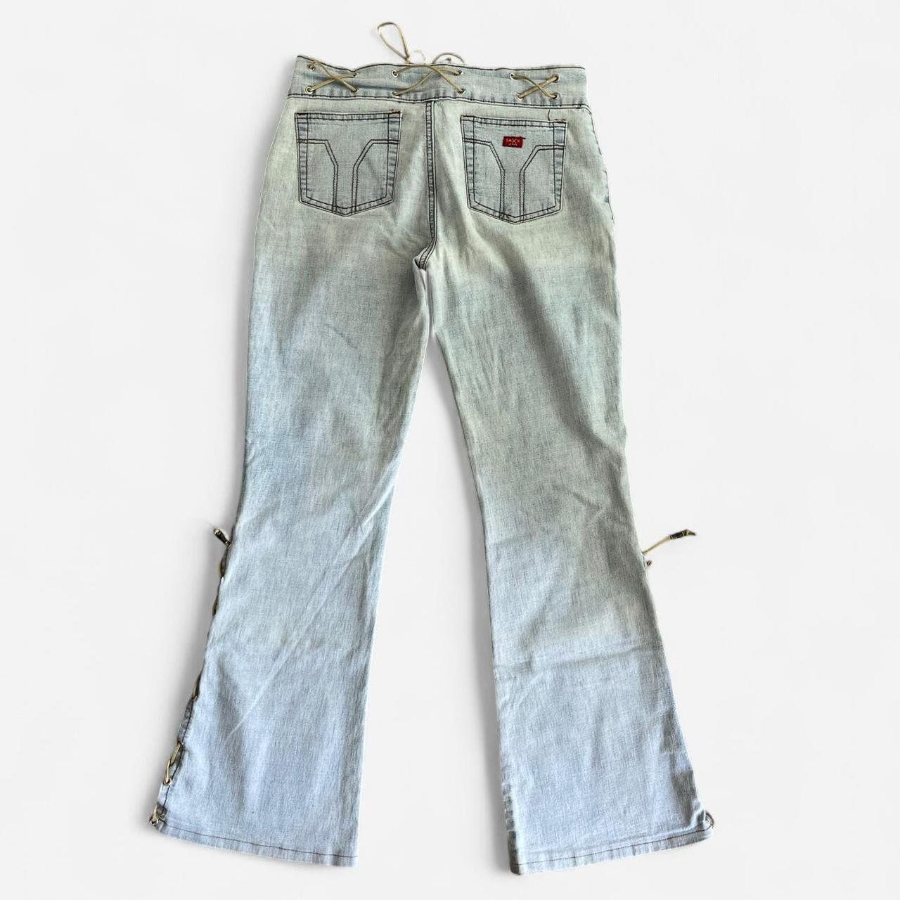 Jeans: Vintage y2k Bootcut Jeans hellblau mit Schnürung – Usato da Sion venduto da mol_9tmp 4