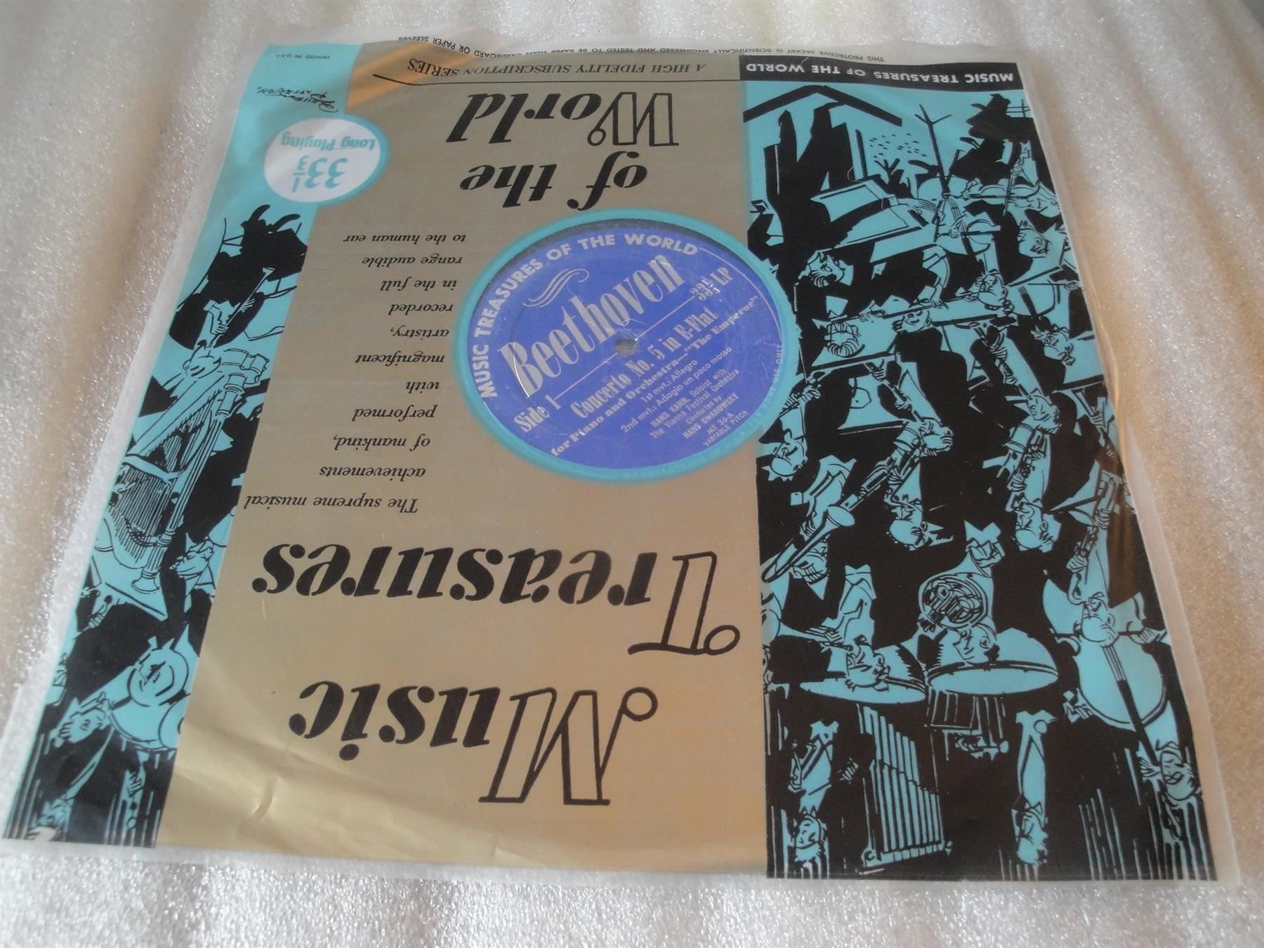 Dischi in vinile: Beethoven Concerto 5 in E-Flat Swarowky – Usato da Genève venduto da Cockattoo