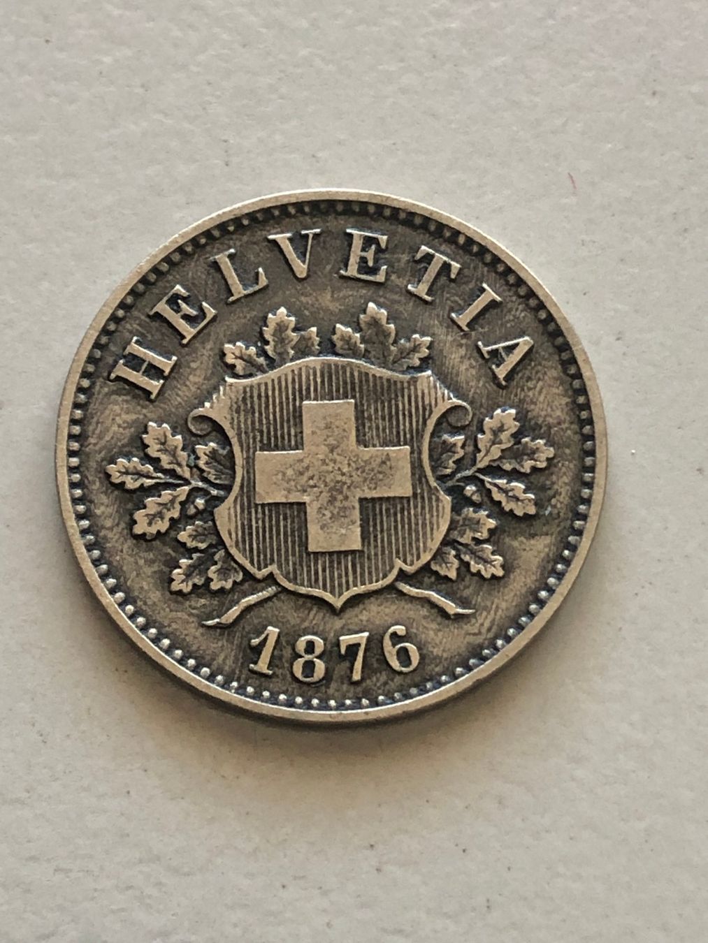 Tutti le monete: 10 Rp. 1876 – Usato da Schötz venduto da Odpa