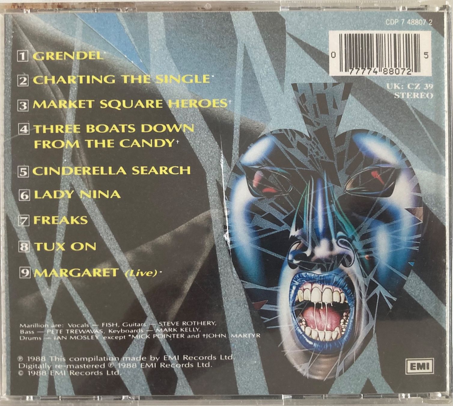 CDs: MARILLION - B'SIDES THEMSELVES – Gebraucht aus Poliez-Pittet von Newtown-Records 1