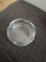 Aschenbecher Glas rund guter Zustand