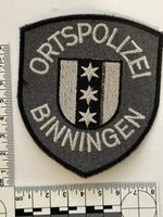 1 Polizei Abzeichen Ortspolizei Binningen/BL