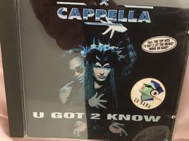 Cappella - U Got 2 Know (CD) 90er Kult!  🥒
