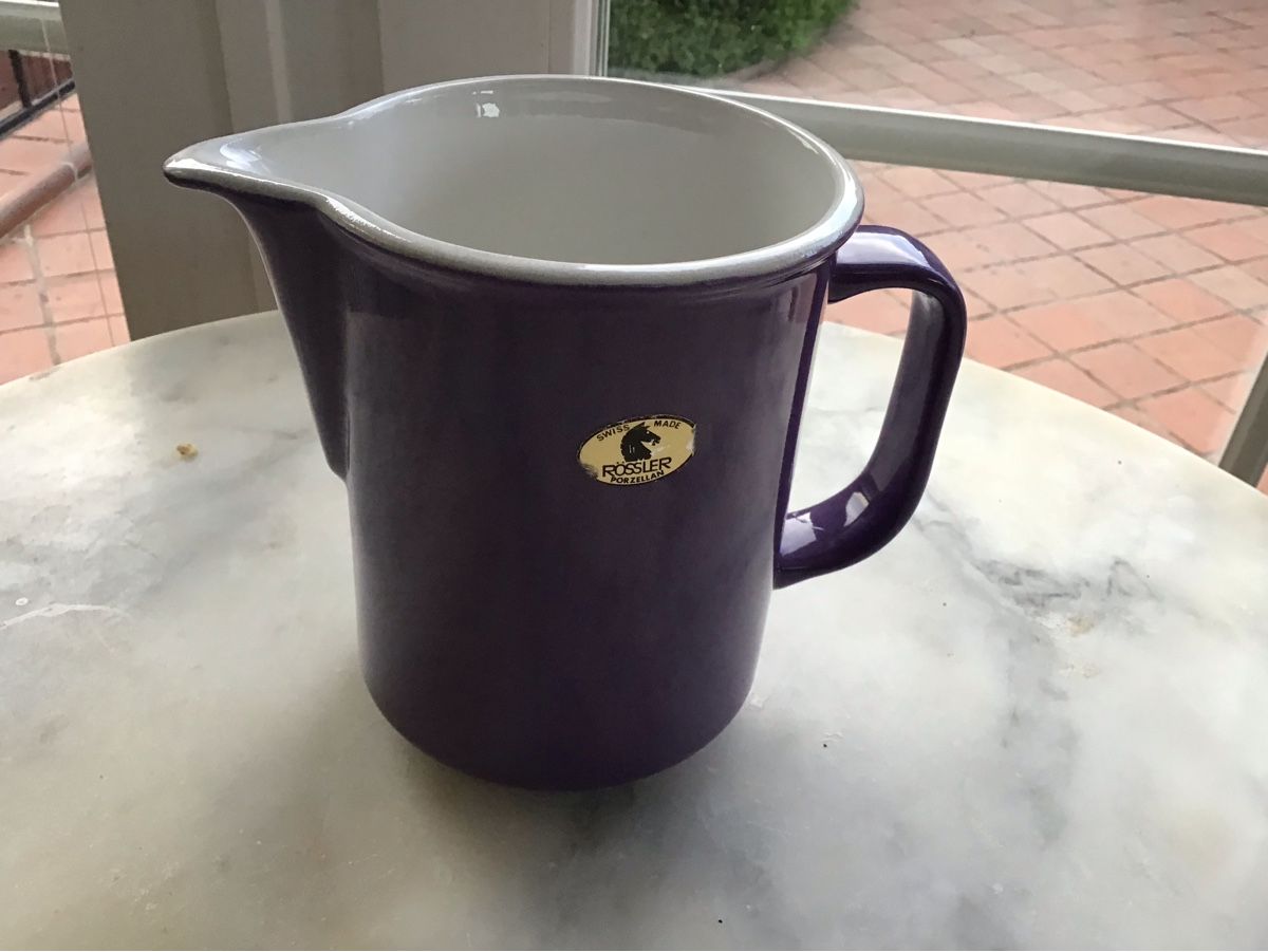 Rössler Caraffe: Milchkrug Rössler – Usato da Plan-les-Ouates venduto da Cassero