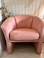 Rosafarbener Sessel / Loungesessel, Inklusive Kissen, Top!