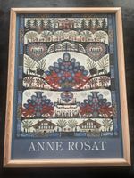 Affiche Ancienne Anne Rosat Découpage Ciseaux