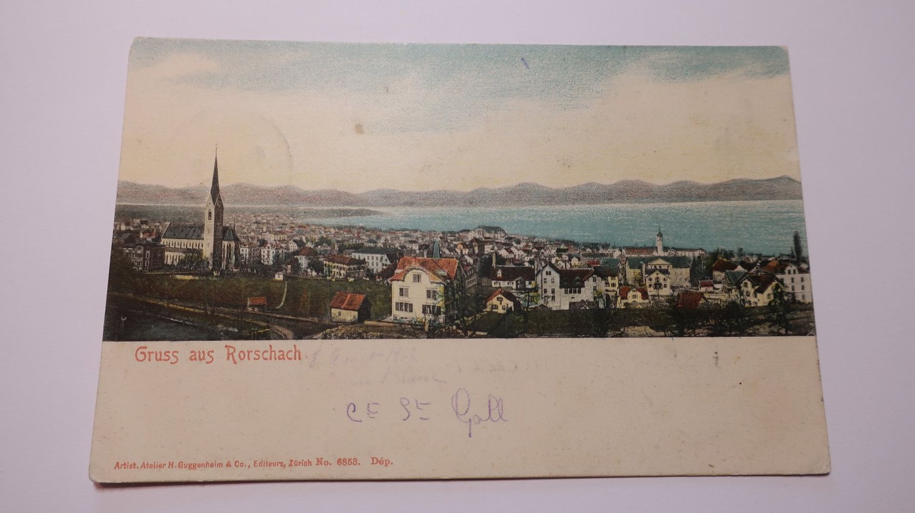 Cartes postales: Gruss aus Rorschach 1902 – D'occasion à Cormoret par Pascalll2001 1