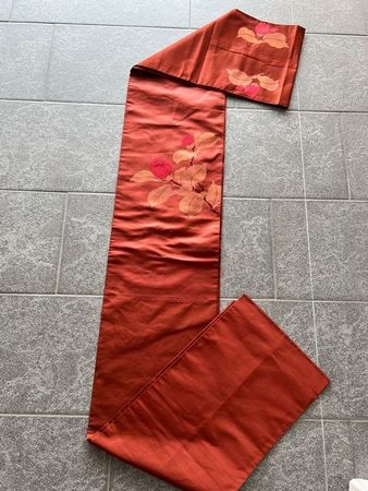 Obi Kimono Gürtel hochwertiger neuer Bordeaux