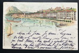 Souvenir de Lugano Litho 