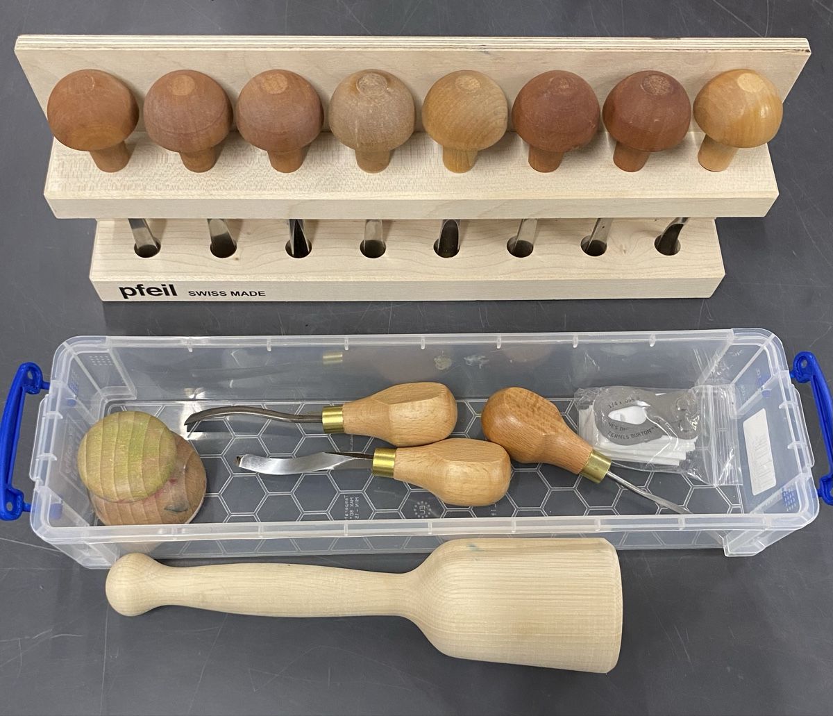 Xilografie: Holzschnittmesser-Set von Pfeil – Nuovo (secondo la descrizione) da Glattbrugg venduto da Pischte.Brockenhaus 5