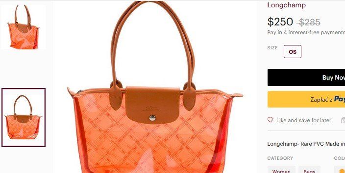 Longchamp Borse da donna: Tasche / Sac Longchamp Pliage – Usato da Collonges venduto da arashee 5