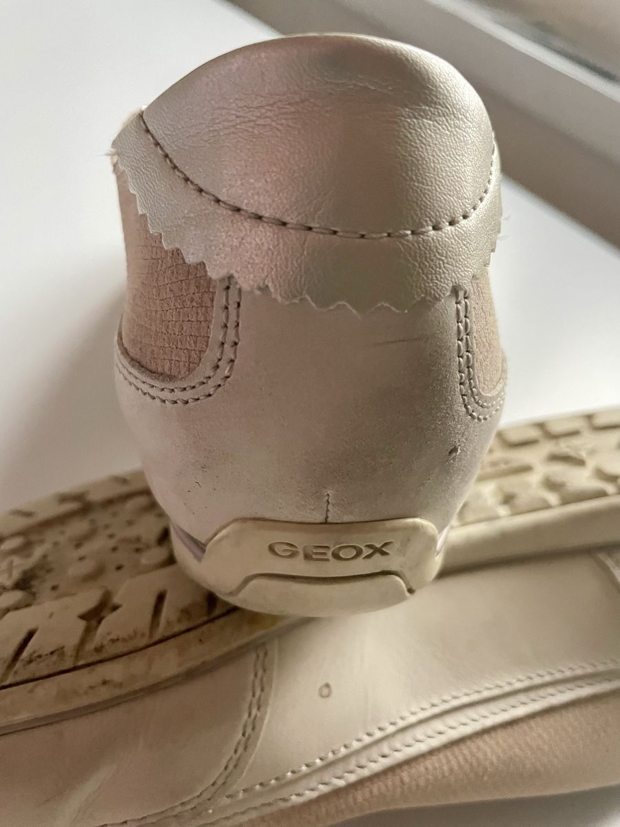 Geox Damenschuhe: GEOX Sneaker Gr. 39 beige/lachs/silber – Gebraucht aus Gockhausen von AnneT07 2