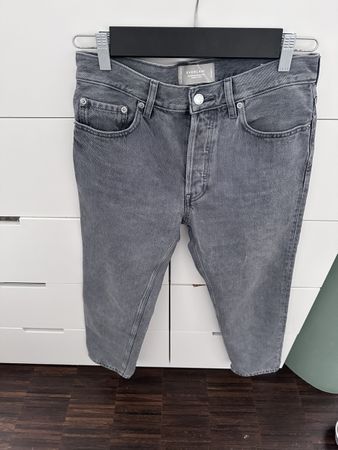 Everlane Jeans Relaxed Straight grey Grösse 26 Regular