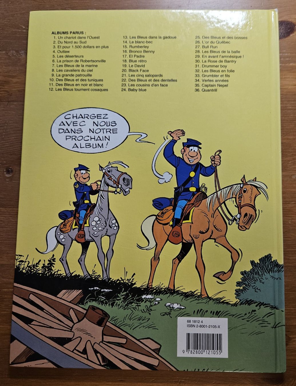 Fumetti: Les tuniques Bleues N 36 E.O. (T.B.E.)  Quantrill – Usato da Prévonloup venduto da bitume1975 2