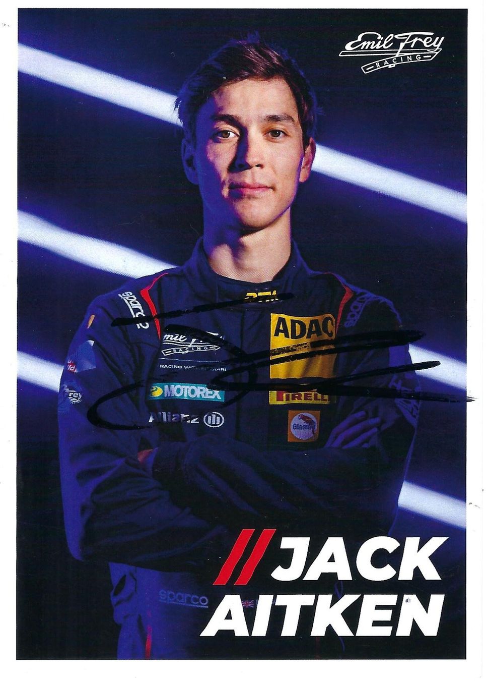 Cartoline: Autogrammkarte; Jack Aitken, DTM 2025 – Usato da Aarburg venduto da Hktm