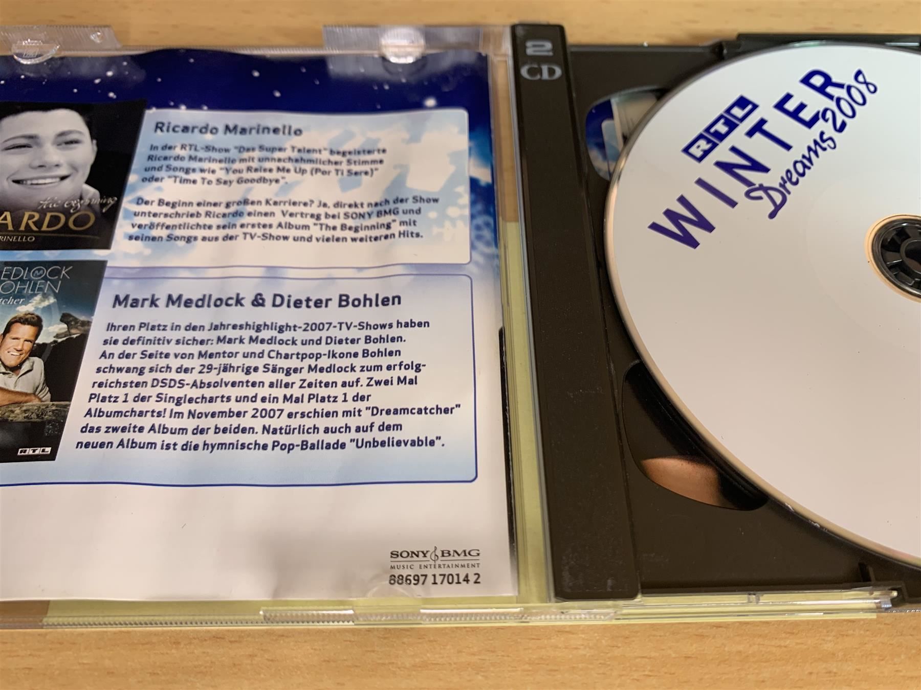 CD: Various – RTL Winter Dreams 2008 - 2 CD – Usato da Rikon im Tösstal venduto da Alpenmutz 2