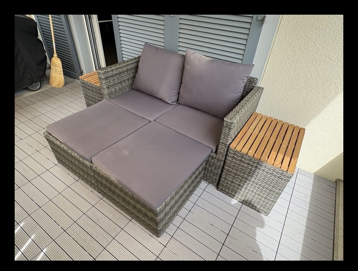 Sofas: Lounge / Gartensofa Rattan Balkonset – Gebraucht aus Horgen von chr_9h9v 1