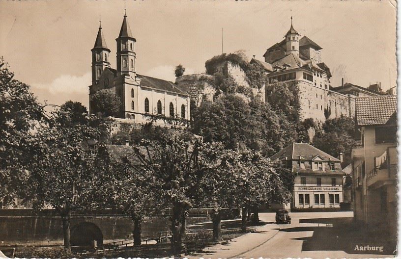 Cartoline postali: Aarburg, Kirche, Festung – Usato da Aarburg venduto da Aare10