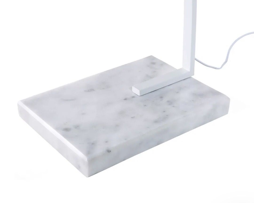 Beliani Lampen: Stehlampe weiss mit Marmorfuss – Neu (gemäss Beschreibung) aus Spreitenbach von rago_1 2