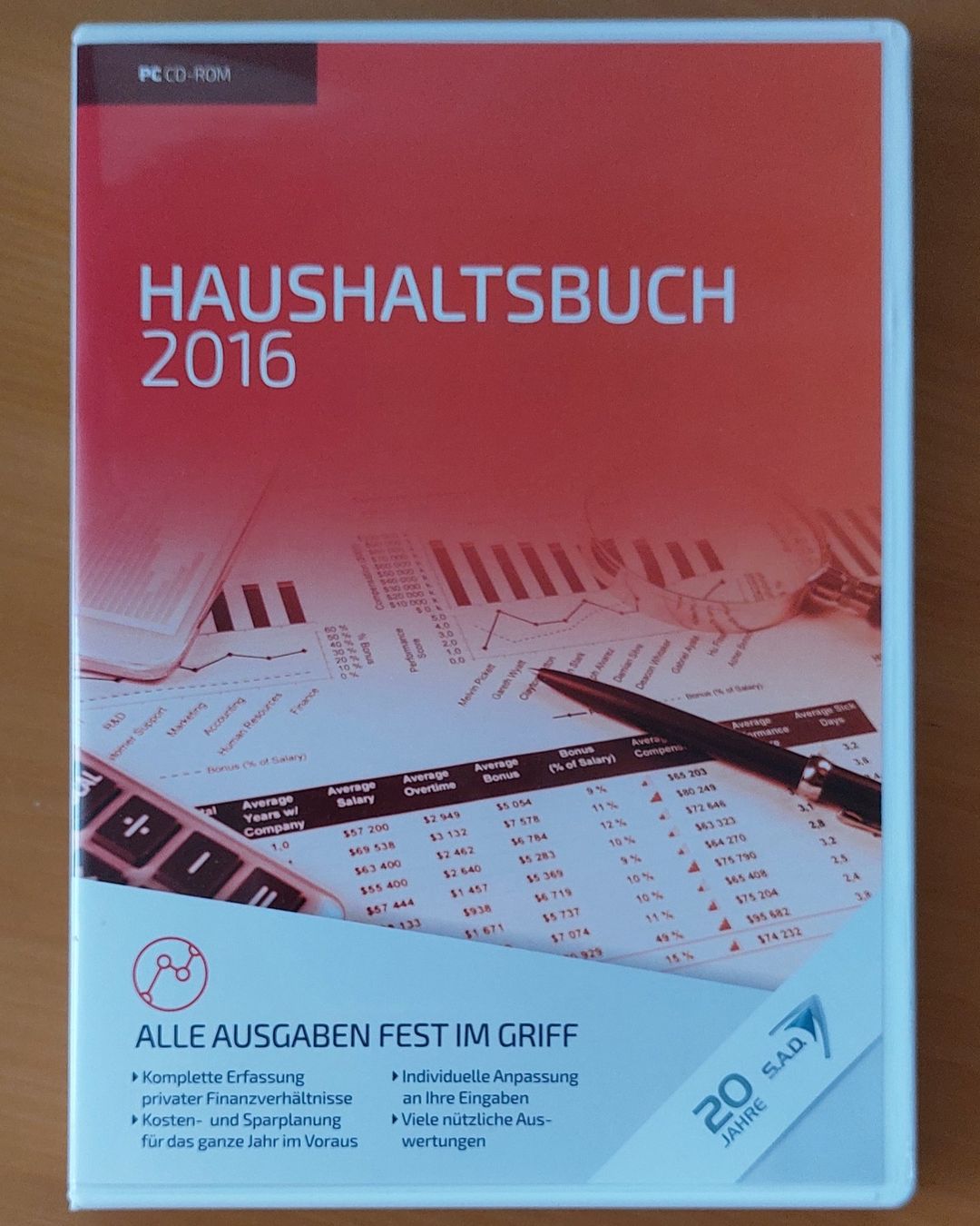 Software: PC CD-ROM - Haushaltsbuch Software – Nuovo e nell'imballaggio originale da Rotkreuz venduto da MOBAHN-1zu87