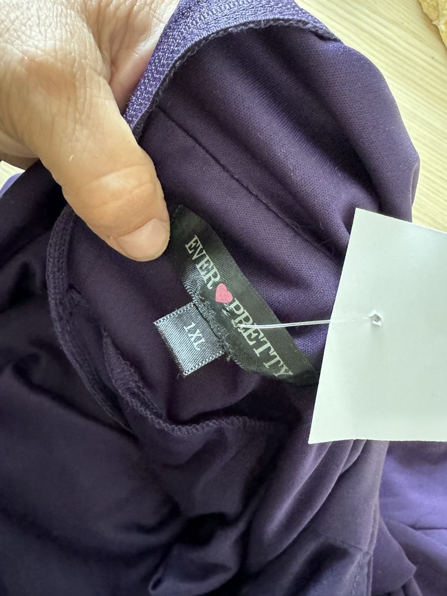 Kleider: Robe violette à taille XL Marina – Neu (gemäss Beschreibung) aus Veyrier von kimedovapa 2