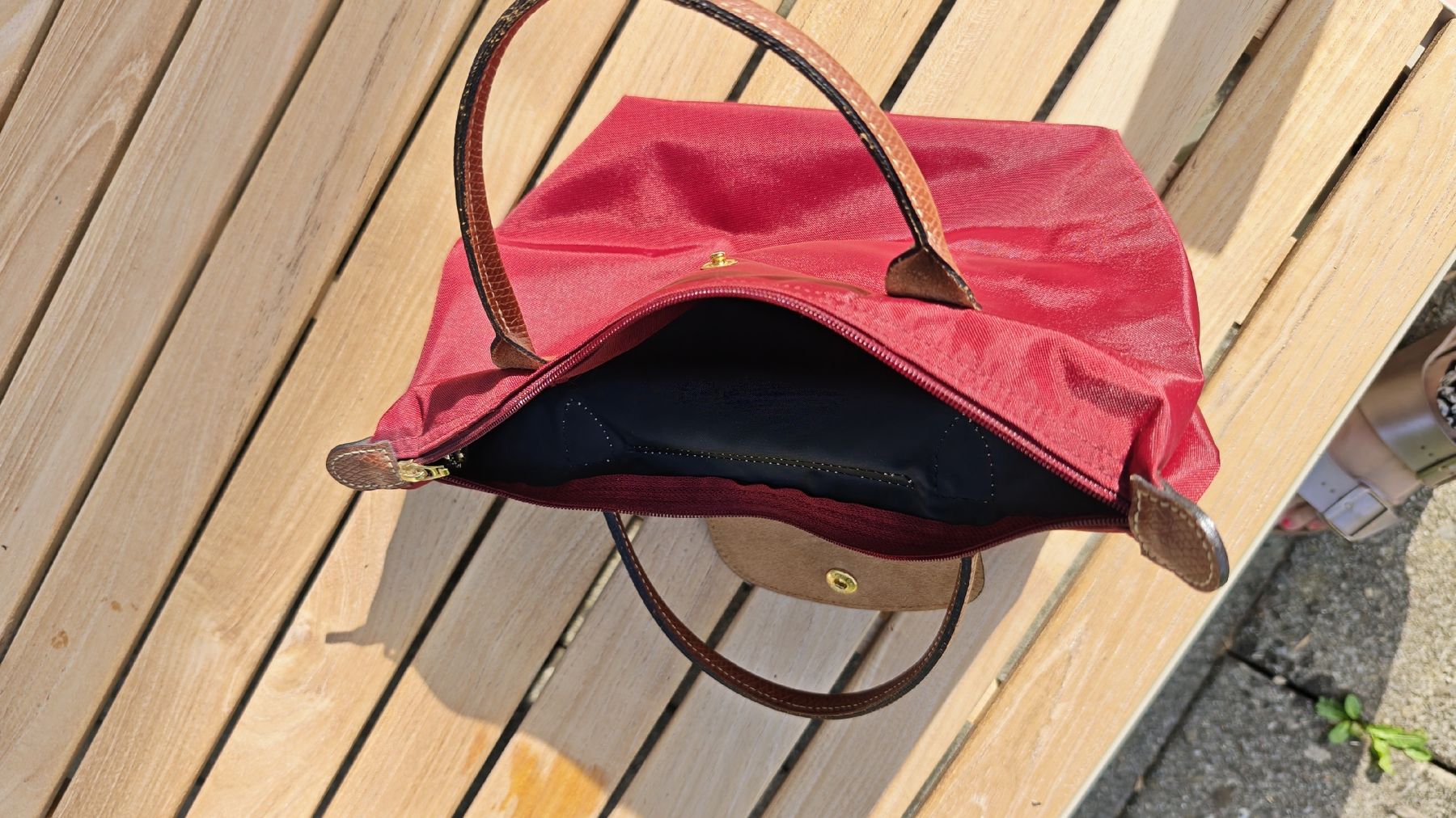 Longchamp Taschen für Damen: Handtasche Longchamp bordeaux rot – Gebraucht aus Othmarsingen von Perline13 7