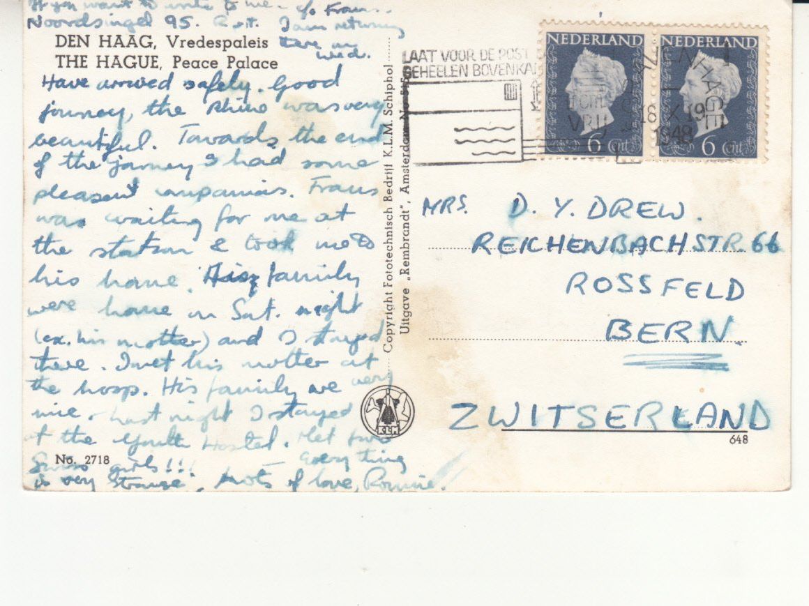 Cartoline postali: Den Haag 1948 – Usato da Bürglen TG venduto da StampGraf 1