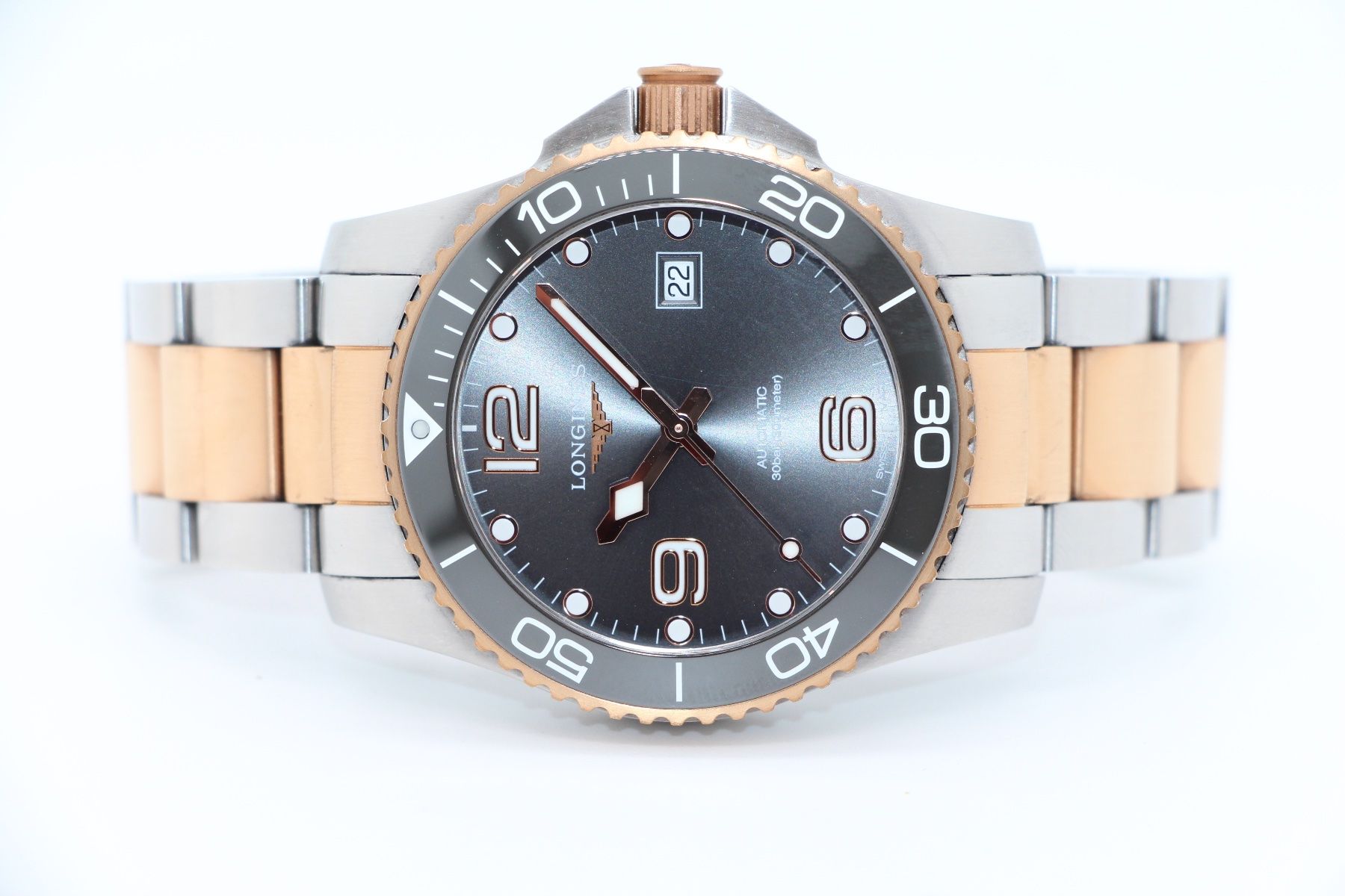 Longines Orologi: Longines HydroConquest Ref. L3.751.3.78.7, Full-Set, 1. Hand – Usato da Zug venduto da eMDi_Collection 1
