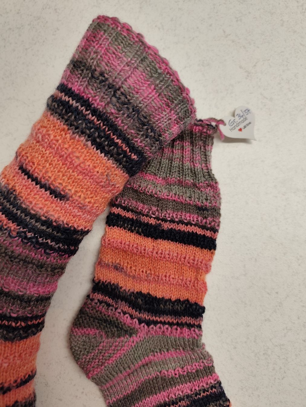 Calze: handgestrickte Socken Gr. 36/37 – Nuovo e nell'imballaggio originale da Glarus venduto da Tutticolori55 1