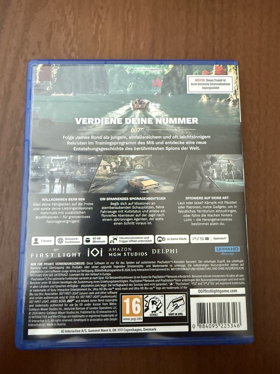 Spiele: James Bond First Light PS5 Game – Gebraucht aus Glattpark(Opfikon) von Sonyc 1