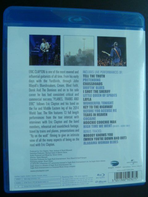 Tutti i DVDs: Eric Clapton - Planes, Trains and Eric  (Tour 2014) – Usato da Au ZH venduto da sikoku 1