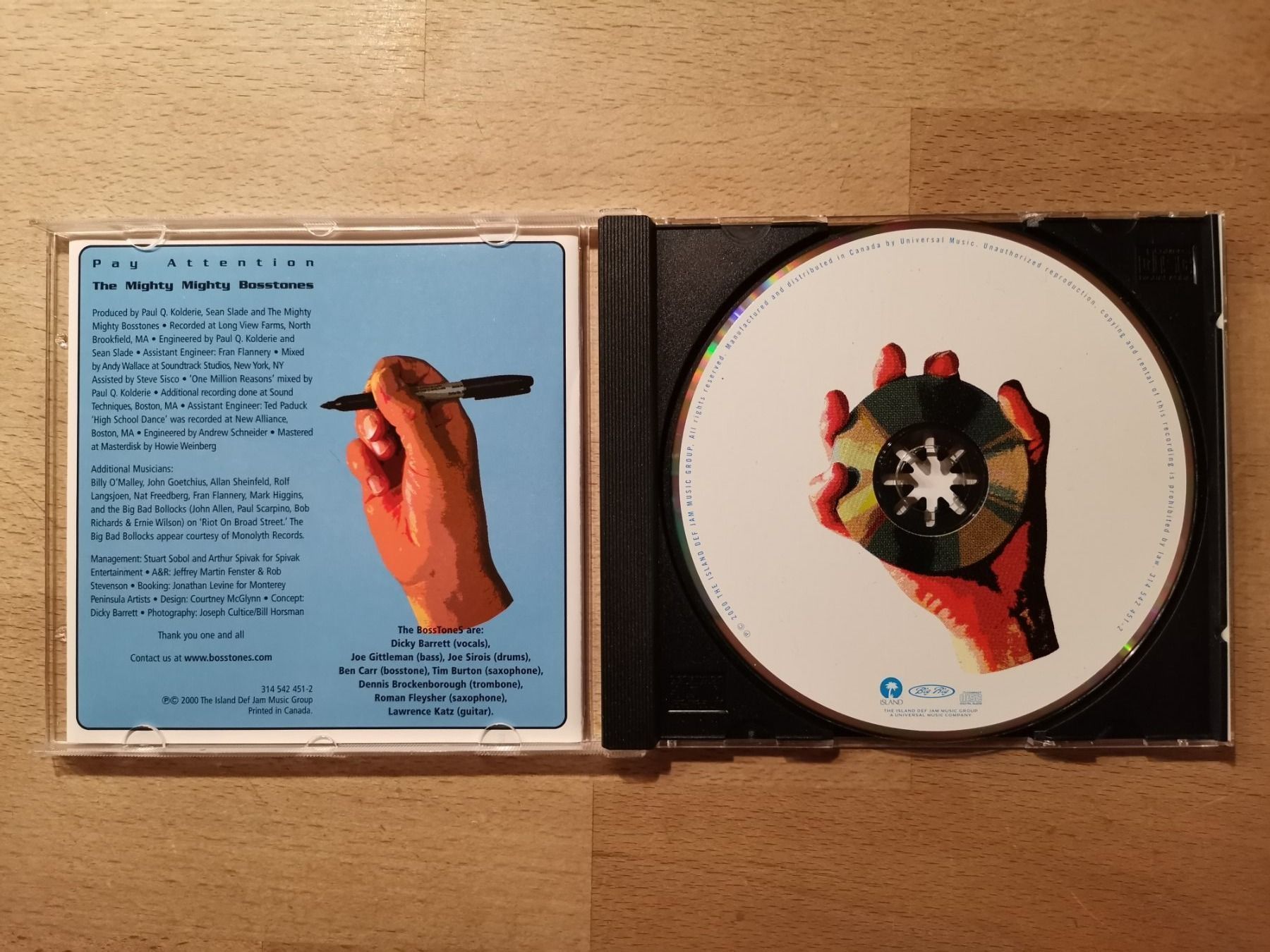 CDs: The Mighty Mighty Bosstones - Pay Att... – D'occasion à Biel / Bienne par Music74 1