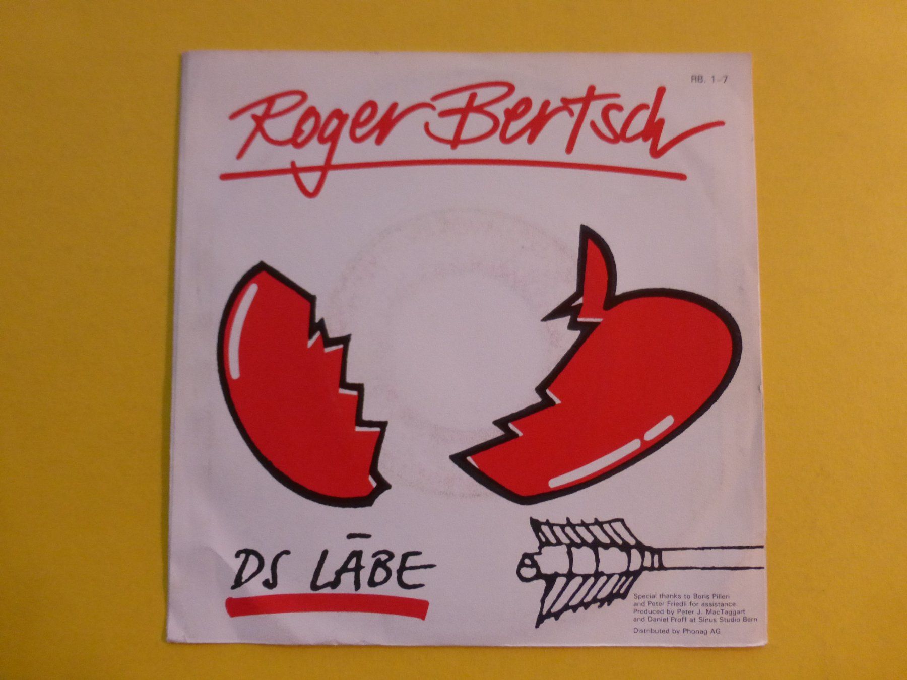 Dischi in vinile: Roger Bertsch – Fränzi – Usato da Zürich venduto da Swiss57 1