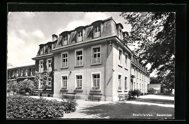 Ansichtskarten: AK Rheinfelden, Sanatorium im Sommer – Gebraucht aus Berlin von bartko-reher
