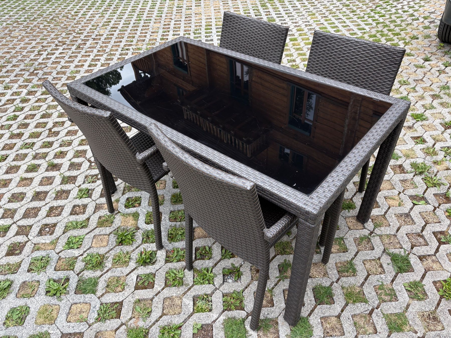 Set di tavolo e panche: TOP !!! Gartentisch mit 4 Stühlen !!! TOP – Usato da Davos Dorf venduto da kun_9zlg