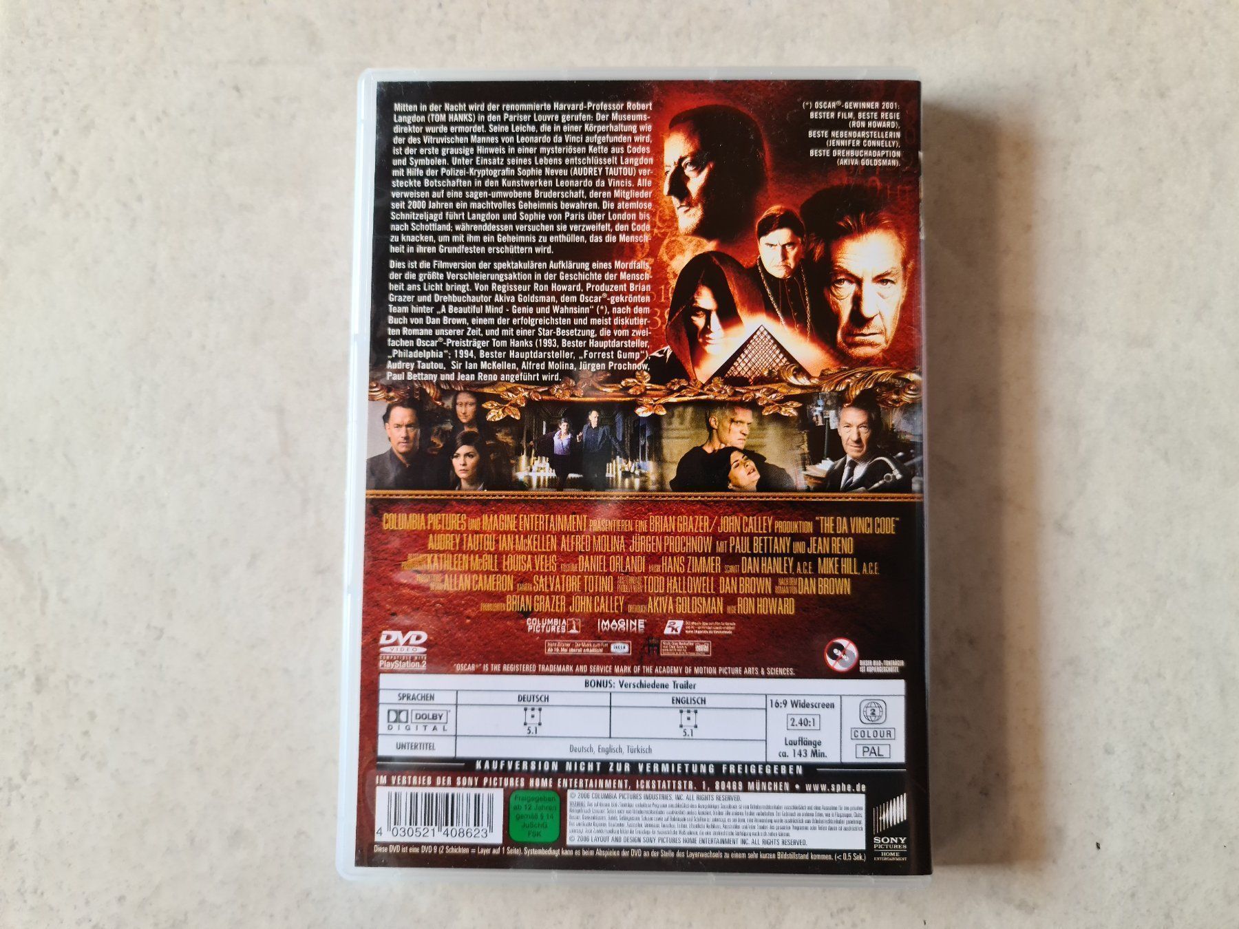 Alle DVDs: The Da Vinci Code - Sakrileg – Gebraucht aus Schneisingen von backstore24 2