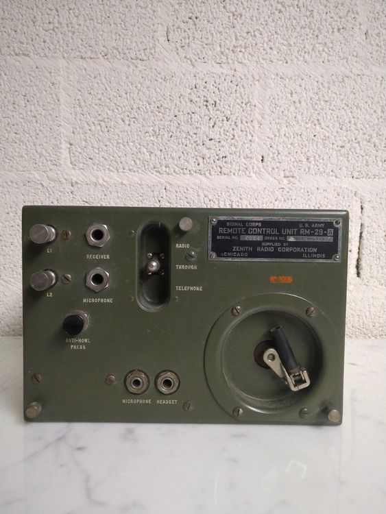 Militaria Zenith US Army RemoteControlUnit RM29A | Kaufen auf Ricardo
