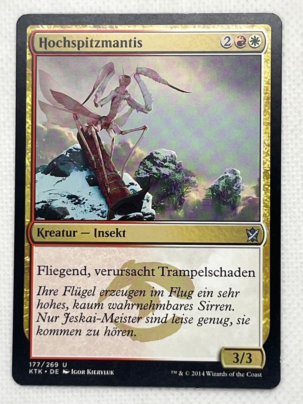 Magic The Gathering Cartes à collectionner: MTG Hochspitzmantis KTK 177 Deutsch Uncommon – D'occasion à Hinterkappelen par Kim1992