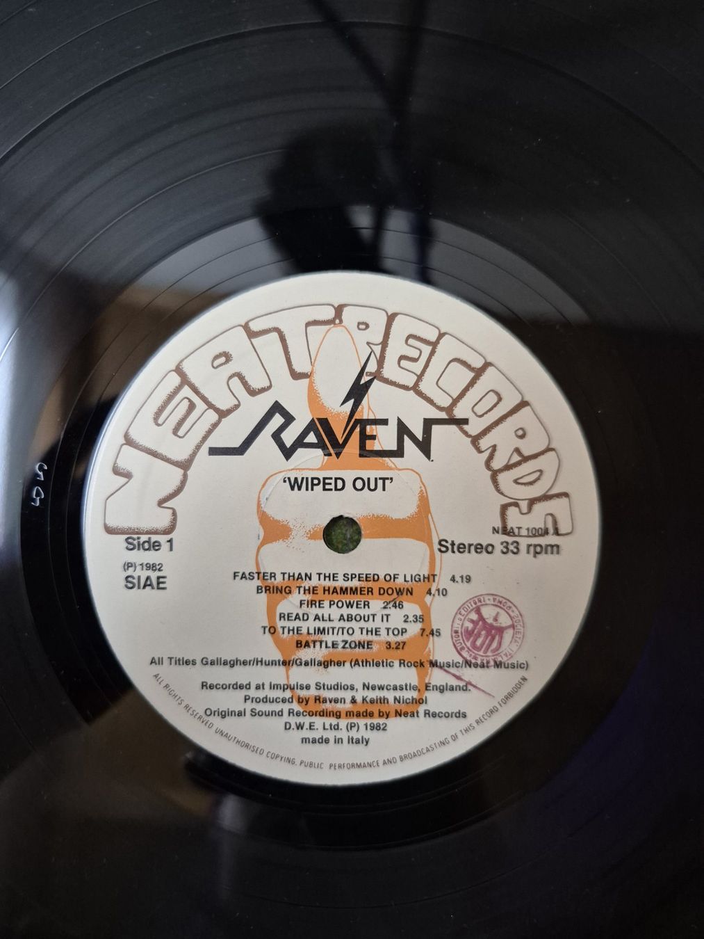 Dischi in vinile: Raven – Wiped Out – Usato da Bogis-Bossey venduto da VNT-GE.ch 6
