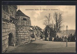 Solothurn, Baseltor mit Aufgang zur St. 
