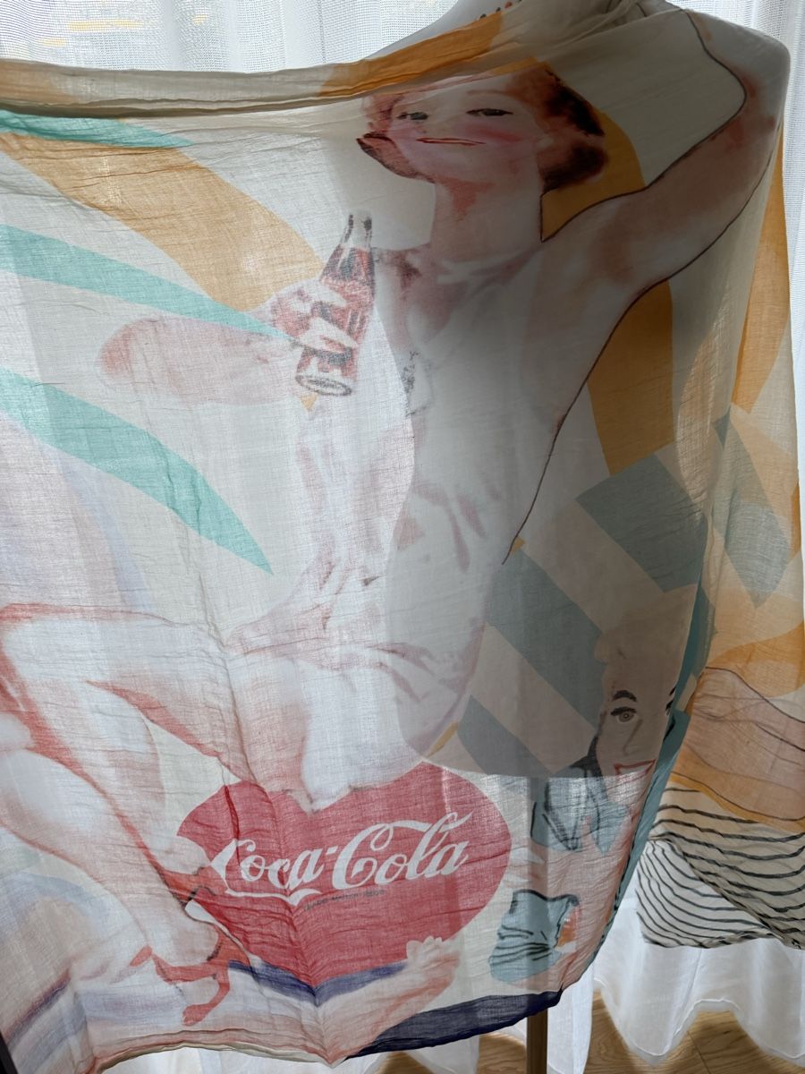 Foulards, Tücher & Schals: Coca-Cola Tuch 100% Baumwolle mit Print  – Gebraucht aus Winterthur von tat_ky5h 4