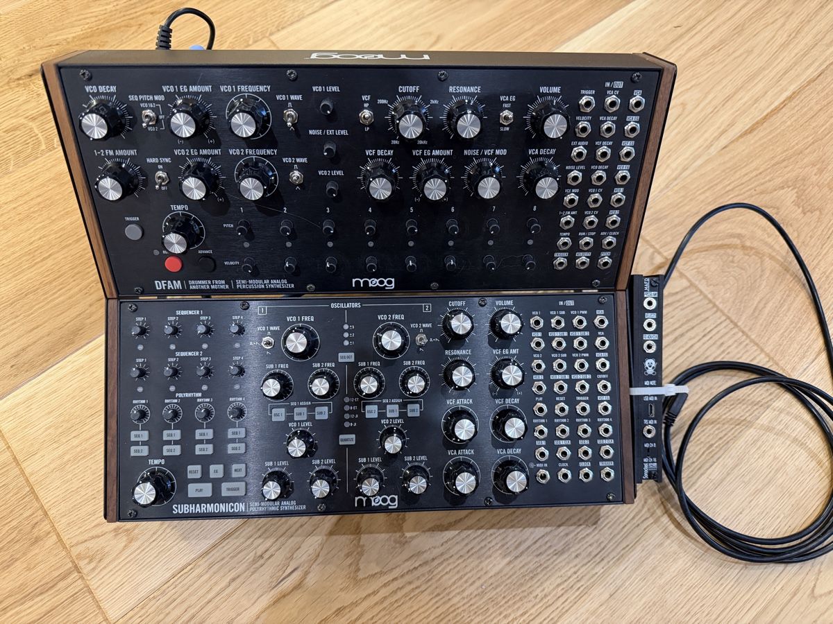 Moog Musikinstrumente: MOOG DFAM Subharmonicon and Sonoclast MAFD – Gebraucht aus Gais von Dwmilo 7