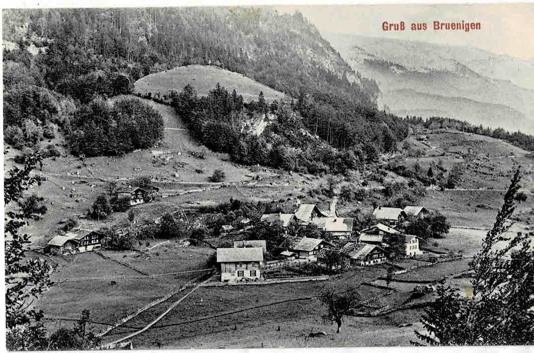 Cartoline postali: Gruss aus Brueningen Meiringen – Usato da Sulz AG venduto da Oberdanne8