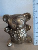Kleiner Messingbär / Bärenfigur aus Messing
