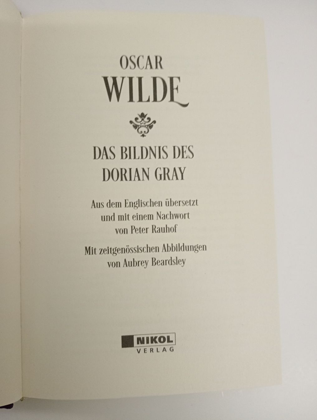 Bücher: Oscar Wilde: Dorian Gray  Geschenkausgabe 2024 – Gebraucht aus Allschwil von Evgeniia78 1
