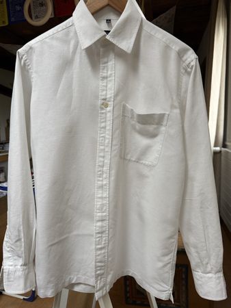 Vinci Herrenhemd, weiss, Grösse S - Ideales Sommerhemd!