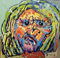 B. Providzalo Balzac / Beethoven 120 x 120 cm Acryl/Leinwand